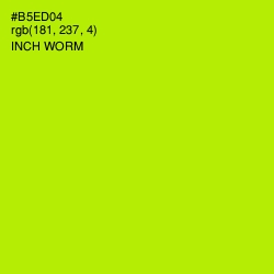 #B5ED04 - Inch Worm Color Image